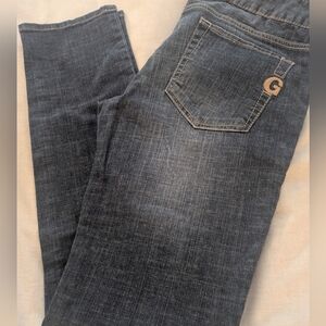 Women's Guess Straight Leg Blue Jeans.